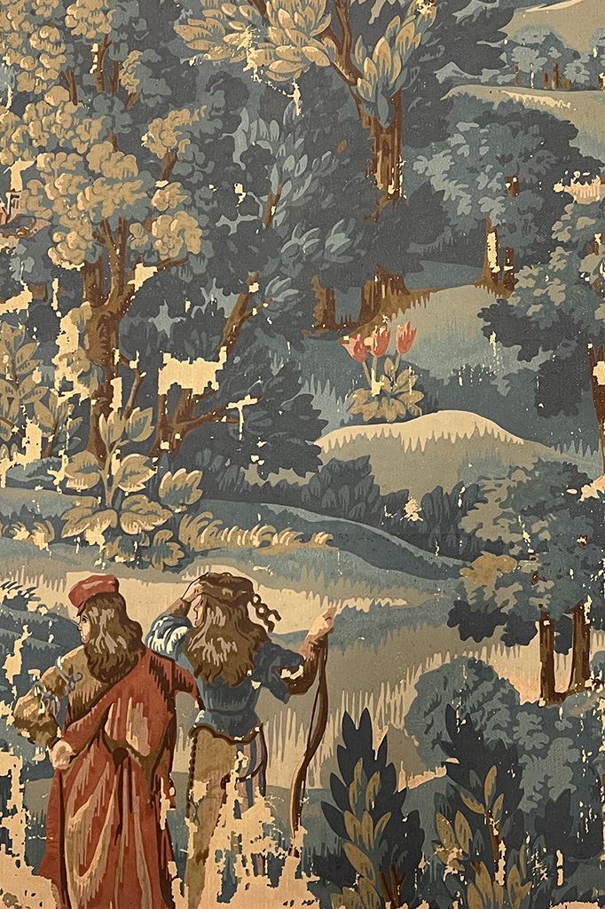 1910 Tapestry sample close up